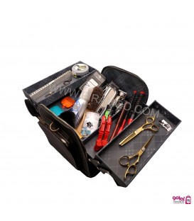 کیف ابزار طبقاتی جیبدار آرایشگری کوچک Bag Barber Tools PR-1092