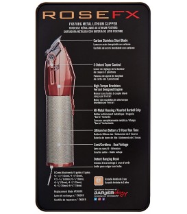 ماشین اصلاح بابلیس کلیپر پرو رز اف ایکس لیتیوم  BaBylissPRO RoseFX Lithium Hair Clipper