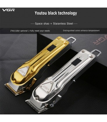 ماشین اصلاح سر و صورت وی جی آر طلایی مدل VGR V-140