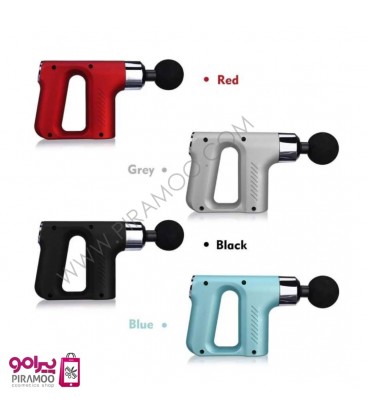 ماساژور صورت تفنگی شارژی همراه 4 سری متفاوت و 6 سرعت