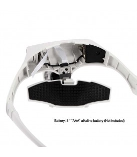 هد لایت عینکی همراه 5 عدسی بزرگنمایی professional magnifying glass