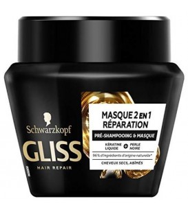 بیشترماسک مو گلیس مدل ریپیر ۲ در ۱ شوارتزکف Repair 2In1 Gliss Hair Mask Schwarzkopf