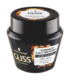 ماسک موی کراتینه گلیس مناسب موهای آسیب دیده GLISS HAIR REPAIR