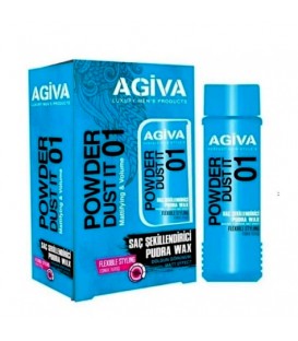 پودر حالت دهنده و حجم دهنده موی آگیوا آبی شماره 01  AGIVA HAIR STYLING POWDER