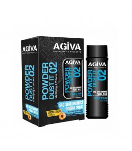 پودر حالت دهنده و حجم دهنده موی آگیوا مشکی شماره 02  AGIVA HAIR STYLING POWDER