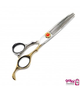 قیچی پیتاژ دورنگ 6.0 اینچ رزونال کد: SNAKE T