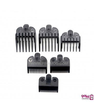 پک 5 عددی شانه رنگی ماشین وال Wahl 5-Pack Color-Coded Cutting Guides