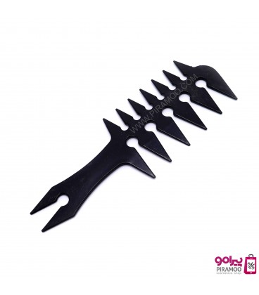 شانه فرم دندانه درشت پلاستیکی طرح پاسینوس دوطرفه