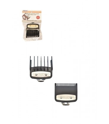 پک 2 عددی شانه ماشین وال پلاک دار شماره های 1.5mm-4.5mm کد: PR-46