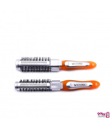 برس گرد سیمی حرارتی گیره دار ویکتوریا VICTORYA PROFESSIONAL BRUSH