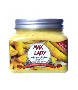 اسکراب شنی مکس لیدی بسته بندی جدید 300 میل  MAX LADY Scrub