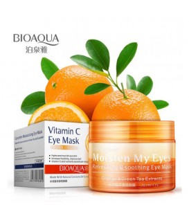 ماسک چشم پرتقال ویتامین C بیواکوا BIOAQUA Orange Eye Mask