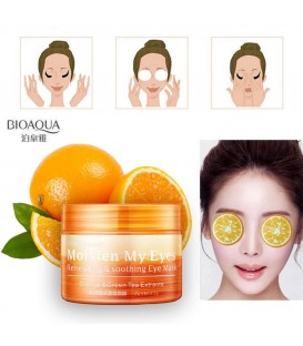 ماسک چشم پرتقال ویتامین C بیواکوا BIOAQUA Orange Eye Mask
