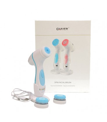 فیس براش و ماساژور صورت شارژی مدل :  CNAIER Facial cleansing Brush AE-868