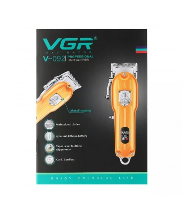 ماشین اصلاح سر و صورت وی جی آر مدل VGR V-092