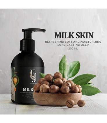 شیر پوست حاوی روغن ماکادمیا افجه  FJ Milk Skin