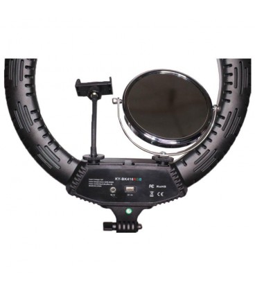 رینگ لایت آر جی بی ریموت دار 65 وات همراه با سه پایه  مدل :  KY_BK416 RGB