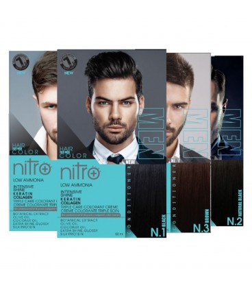 کیت رنگ مو مردانه نیترو پلاس Nitro Plus Men Hair Color
