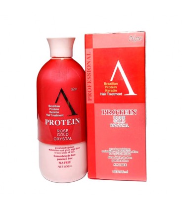 پروتئین برزیلی A رزگلد کریستال A PRITEIN ROSE GOLD GRYSTAL