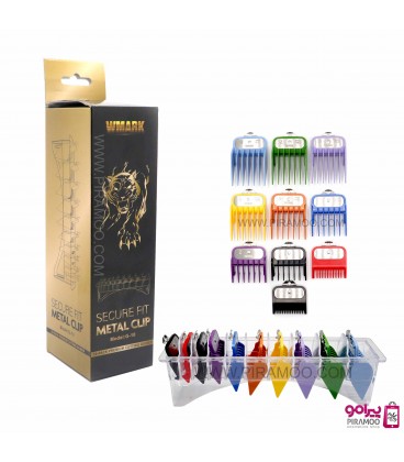 پک 10 عددی شانه رنگی ماشین وال برند دبلیو مارک  WMARK