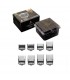 پک 8 عددی شانه وال پلاک فلزی استند دار برند رزونال  REZONAL 8-Pack Coded Cutting Guides