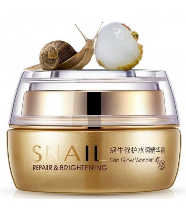 کرم ترمیم کننده و روشن کننده حلزون بیواکوا BIOAQUA Snail Repair & Brightening Cream