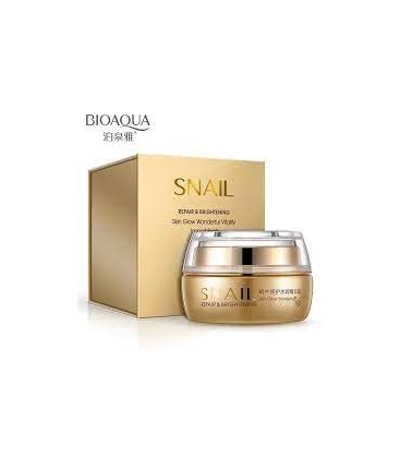 کرم ترمیم کننده و روشن کننده حلزون بیواکوا BIOAQUA Snail Repair & Brightening Cream