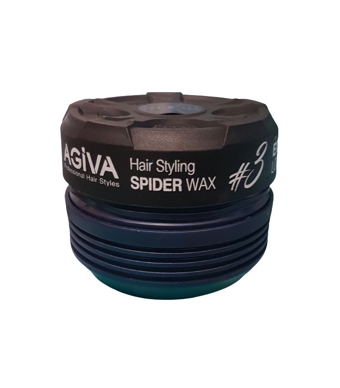 واکس مو اسپایدر آگیوا هشتک 3 سرمه ای AGIVA Hair Styling Spider Wax