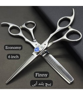 ست قیچی کات و پیتاژ استیل پیچ بلند 6 اینچ فینی کد: PR-843