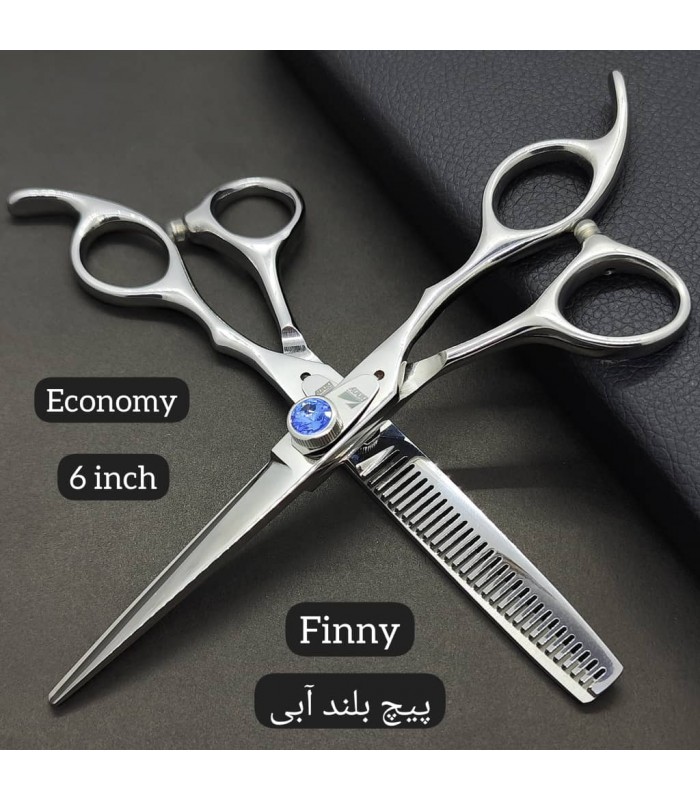 ست قیچی کات و پیتاژ استیل پیچ بلند 6 اینچ فینی کد: PR-843