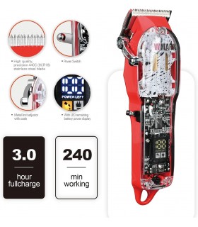 ماشین اصلاح حجم زن سر و صورت دبلیو مارک مدل : WMARK NG:409