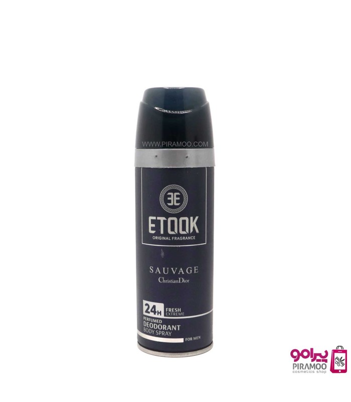 اسپری بدن مردانه ایتوک مدل :  ETOOK SAUVAGE Christian Dior