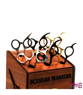 استند چوبی نگهدارنده قیچی و برس پی مارک PMARK Scissor holder