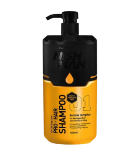 شامپو کراتینه بدون نمک کامپلکس نیشمن NISH MAN KERATIN COMPLEX 01