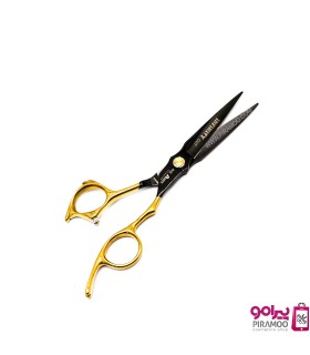 ست قیچی کات و پیتاژ 6 اینچ الکساندر اینفینیتی کات مشکی طلایی کد: M206N