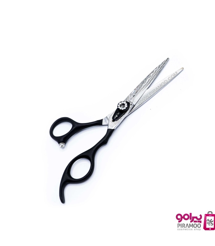 ست قیچی کات و پیتاژ 6 اینچ الکساندر شاین مشکی کد : M215NSB