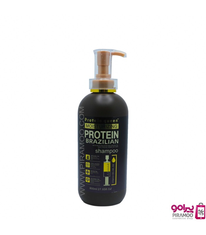 شامپو پروتئین مو کراتین کویین 800میل کد: PR-2057